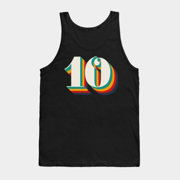 Number 10 Tank Top by n23tees